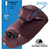 Katahdin 32°F 625 Fill Power Hydrophobic Sleeping Bag With Advanced Synthetic