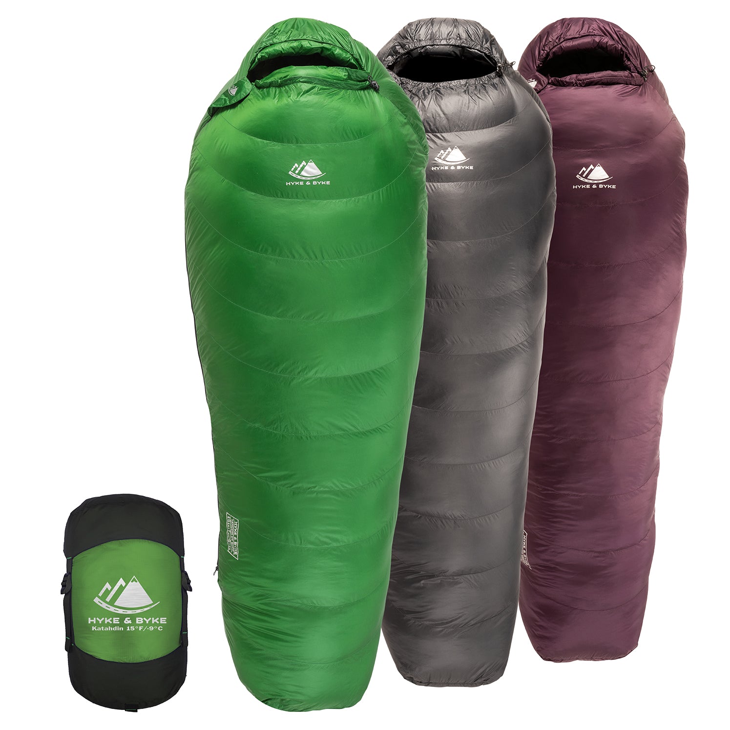 Hyke & Byke Katahdin 15 F Hiking & Backpacking Sleeping Bag - 4 Season 625F Hyke \u0026 Byke Katahdin 15 F Hiking \u0026 Backpacking Sleeping Bag Short