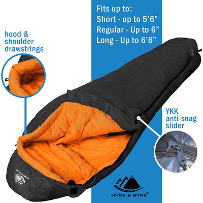 Eolus 15°F Ultralight 800FP Goose Down Sleeping Bag