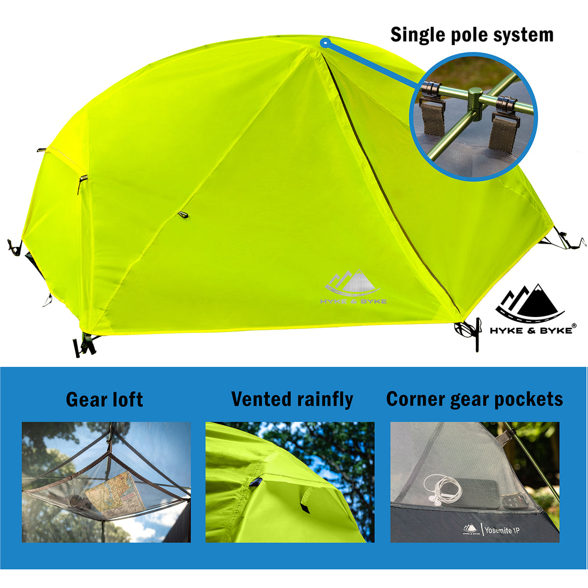 2 person hike tent Zion 2 Person Backpacking Tent with Footprint