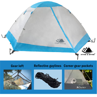 YOSEMITE 2 Person Backpacking Tent w/Footprint