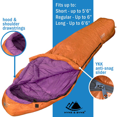 Eolus 30°F Ultralight 800FP Goose Down Sleeping Bag