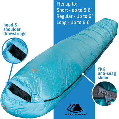 Quandary 15°F Ultralight 650FP Down Sleeping Bag