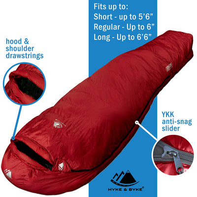 Quandary 15°F Ultralight 650FP Down Sleeping Bag