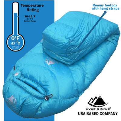 Snowmass 0°F Ultralight 650FP Down Sleeping Bag
