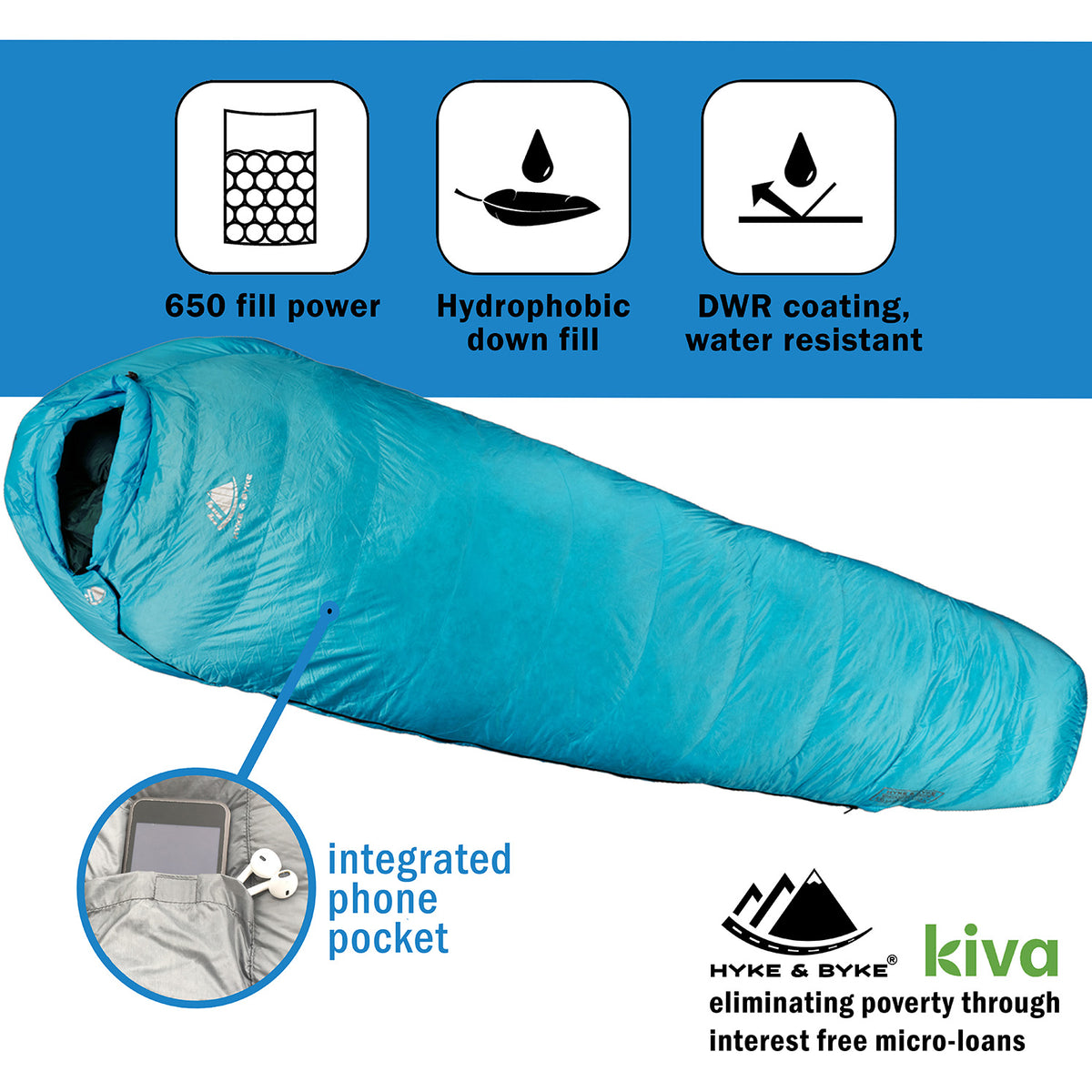 Hydrophobic down sleeping bag sale