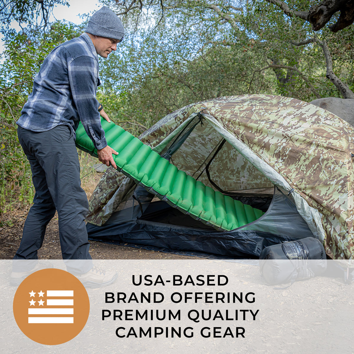 amazon camping gear Standard Appalachian Inflatable Sleeping Pad