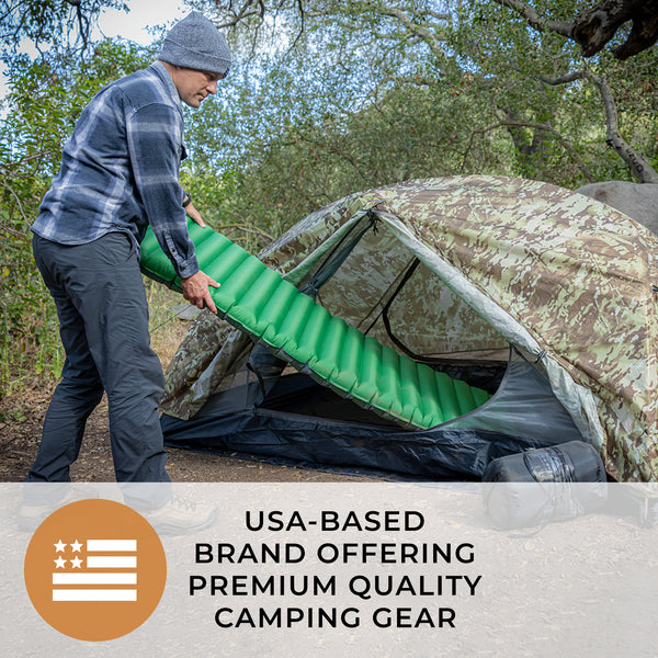 Standard Appalachian Inflatable Sleeping Pad Hyke & Byke USA