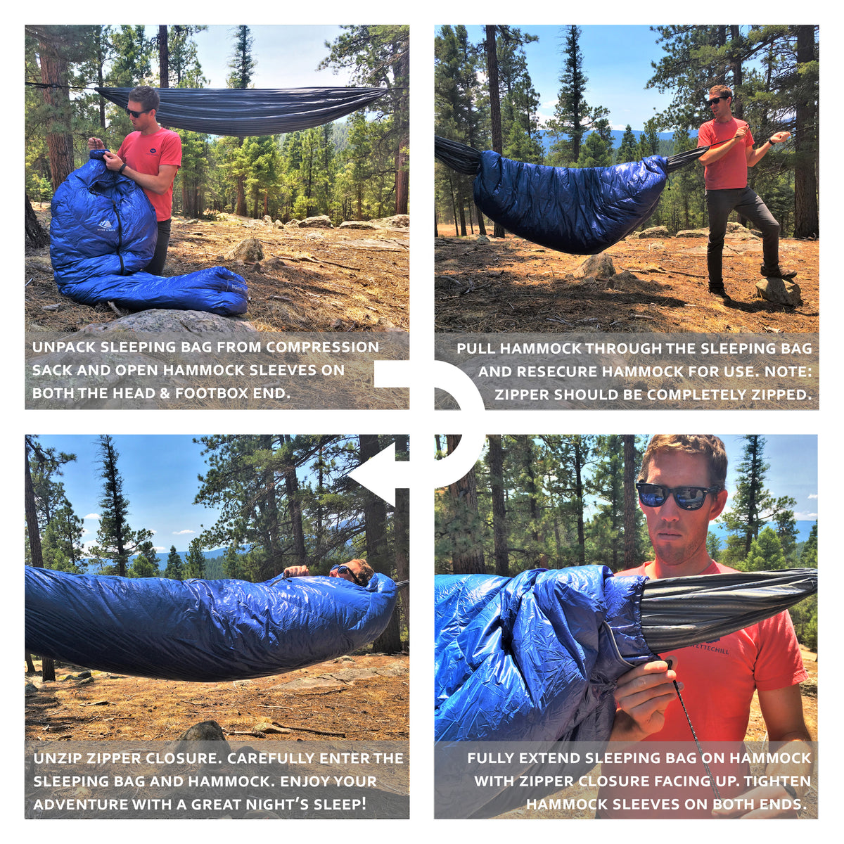 Best sleeping bag outlet for hammock camping