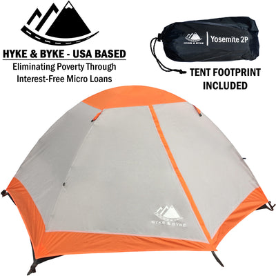 Yosemite 1 Person Backpacking Tent with Footprint