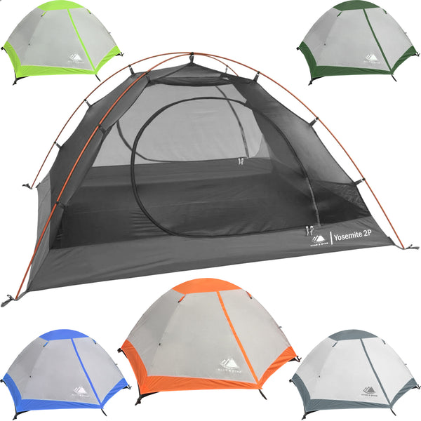 easy tent 2p package Yosemite 2 Person Backpacking Tent