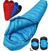 Quandary 15°F Ultralight 650FP Down Sleeping Bag Sleeping Bag Hyke & Byke Regular Light Blue