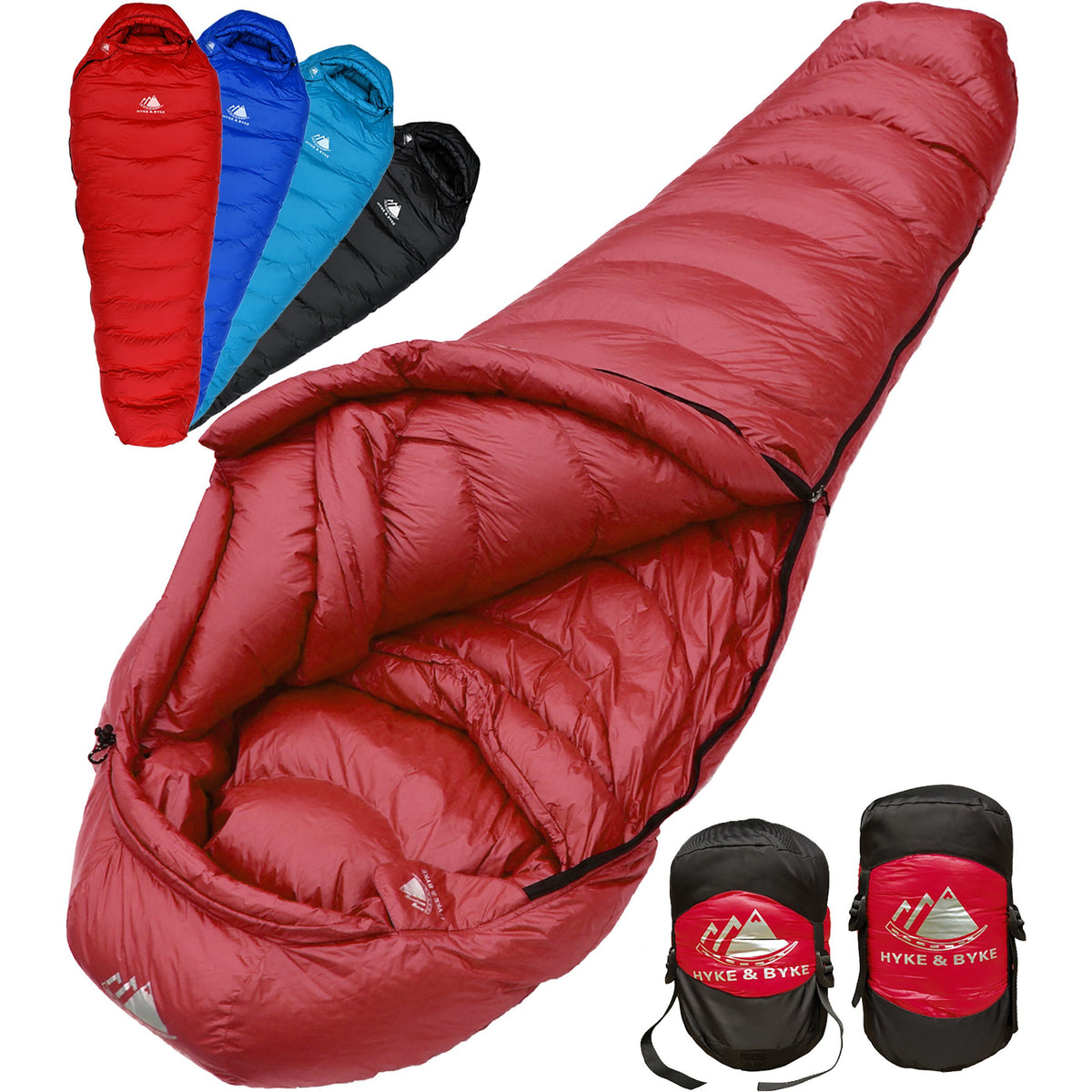 hyke and bike schlafsack Quandary 15°F Ultralight Down Sleeping Bag